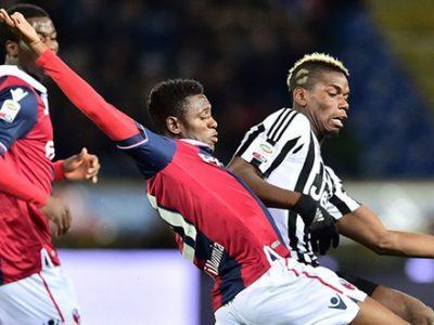 Amadou Diawara in azione durante Bologna-Juventus