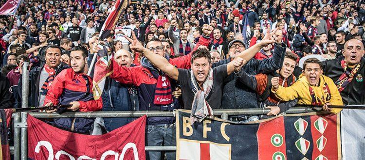 Oltre 2.500 tifosi rossoblù presenti stasera al Mapei Stadium per sostenere il Bologna