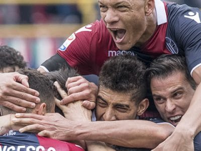 Il Bologna vince meritatamente contro l'Hellas, 2-0 al Dall'Ara