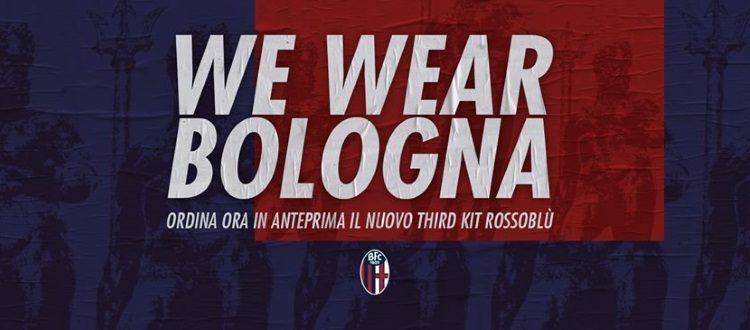 La nuova terza maglia del Bologna disponibile in pre-order fino al 9 novembre