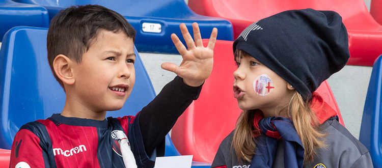 Domenica al Dall'Ara il Kids Club celebra la Giornata internazionale dei diritti dell'infanzia e dell'adolescenza