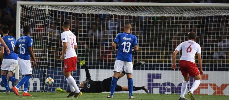 Under 21: Polonia corsara al Dall'Ara, l'Italia cede 1-0 e ora rischia di uscire. Per Orsolini eurogol annullato e problema alla spalla