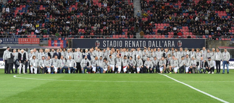 Il Bologna celebra i suoi 110 anni con la Partita delle Leggende: tutte le dichiarazioni dei protagonisti