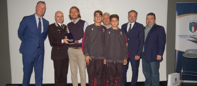 La Scuola Calcio del Bologna premiata come attività d'élite in Emilia-Romagna