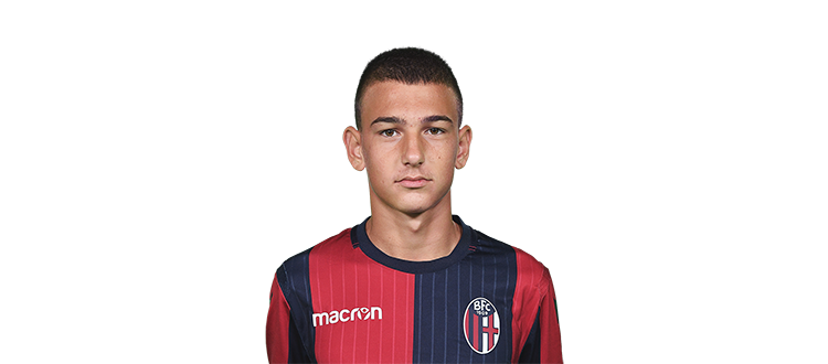 Il giovane difensore rossoblù Mattia Motolese convocato di nuovo dall'Italia Under 16