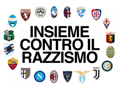 Lettera dei venti club di Serie A contro il razzismo: 