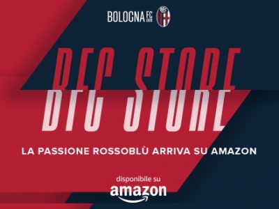 I prodotti ufficiali del Bologna FC 1909 sono anche su Amazon