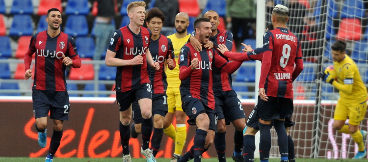 Il Bologna gioca, segna, controlla e poi si butta via: 1-1 col Verona tra mille brividi