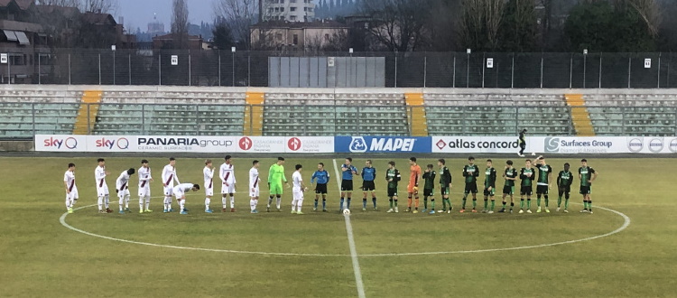 Bologna Primavera sconfitto 2-0 a Sassuolo, i rossoblù chiudono il girone d'andata al 12° posto