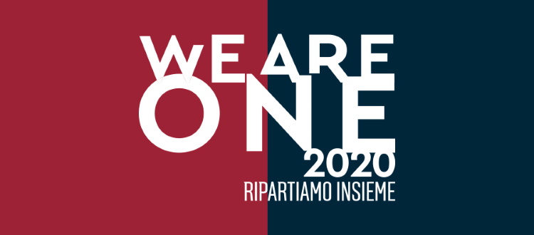 Il Bologna presenta la piattaforma solidale We Are One 2020 - Ripartiamo Insieme