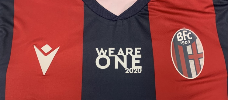 Bologna, contro la Juve una patch speciale sulle maglie e il lutto al braccio per Gazzoni e le vittime del COVID-19