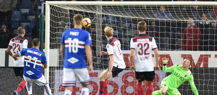 Bologna, in A i precedenti a Marassi sponda Samp sono un disastro: l'ultimo è un k.o. 4-1, la vittoria manca da 22 anni