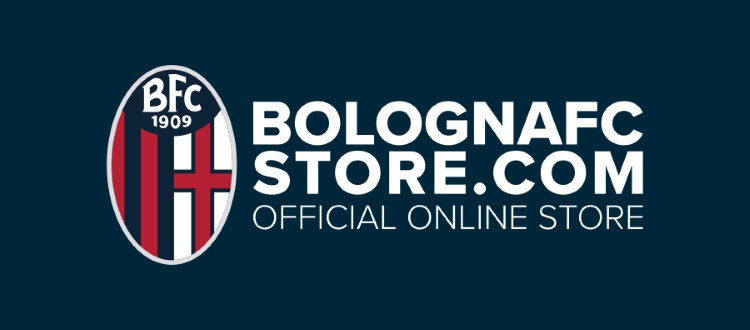 Nuova veste per lo store online del Bologna, sconto del 10% al momento della registrazione