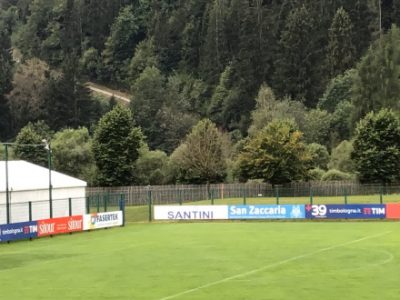 Allenamento in palestra per il Bologna: assenti i sei nazionali, in serata saliranno a Pinzolo altri sei giocatori