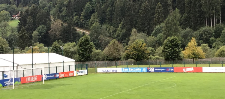 Allenamento in palestra per il Bologna: assenti i sei nazionali, in serata saliranno a Pinzolo altri sei giocatori