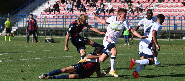 Due gol di Ruffo Luci non bastano al Bologna Primavera, il Cagliari acciuffa il 2-2 al 90'