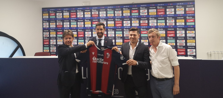 Presentato il second sponsor Selenella, Winterling: "Azienda sana e in crescita, affiancherà anche giovanili e femminile. Ora la maglia del Bologna vale 2,5 milioni"