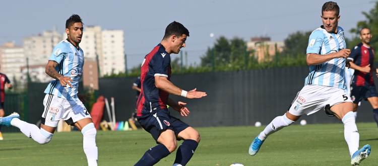 Bologna, gambe pesanti e poche idee: termina 0-0 il test di Casteldebole contro la Virtus Entella