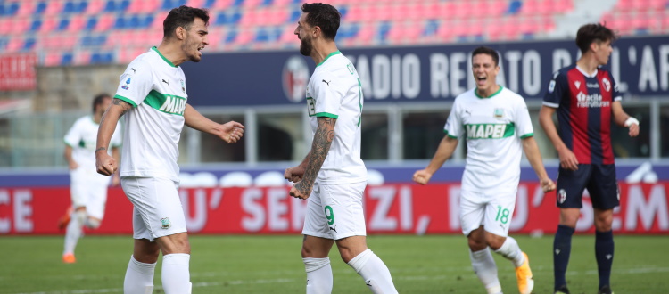 Sassuolo in vantaggio nei precedenti sul campo del Bologna, neroverdi corsari al Dall'Ara da due stagioni