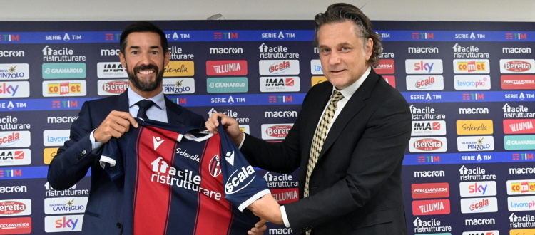 Presentato lo sleeve sponsor Scala, il marchio del gruppo Deco Industrie accompagnerà il Bologna nella stagione 2020/21