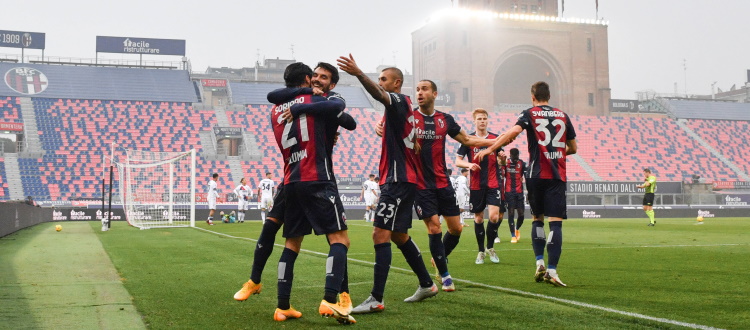 Il Bologna soffre, segna, vince e dopo 431 giorni non prende gol: Crotone piegato 1-0 col solito Soriano