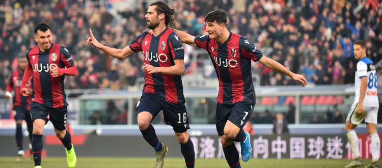 Bologna-Atalanta, confronto storicamente favorevole ai rossoblù. Lo scorso anno vittoria 2-1 con Palacio e Poli