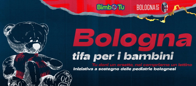 'Bologna tifa per i bambini', la nuova splendida iniziativa di BFC 1909 e Bimbo Tu