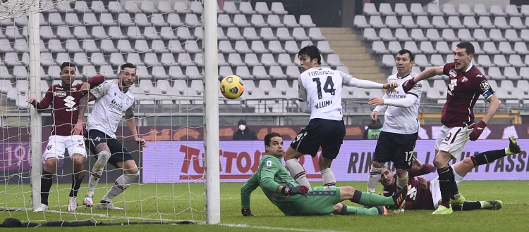 Un buon Bologna si complica la vita e poi conquista un punto prezioso a Torino: 1-1, a segno gli ex Verdi e Soriano