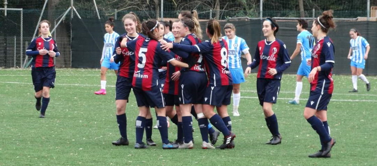 La sosta non ha arrugginito il Bologna Femminile: Aprilia Racing regolata 3-1 a domicilio, rossoblù capoliste