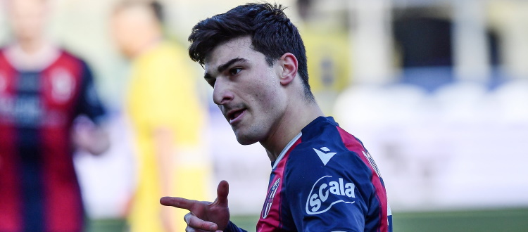 Riccardo Orsolini raggiunge quota 100 presenze con la maglia del Bologna