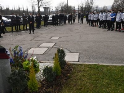 Vent'anni fa la scomparsa di Niccolò Galli, a Casteldebole la commemorazione del difensore rossoblù