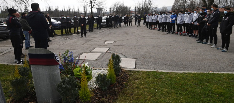 Vent'anni fa la scomparsa di Niccolò Galli, a Casteldebole la commemorazione del difensore rossoblù