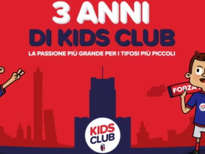 Il Kids Club del Bologna, dedicato ai tifosi under 14, compie 3 anni