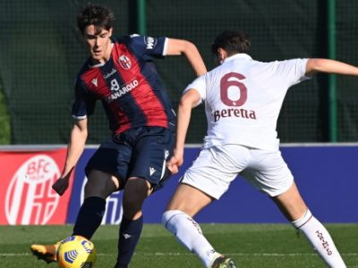 Bologna Primavera fermato sull'1-1 dal Torino a Casteldebole, per Pagliuca gol ed espulsione