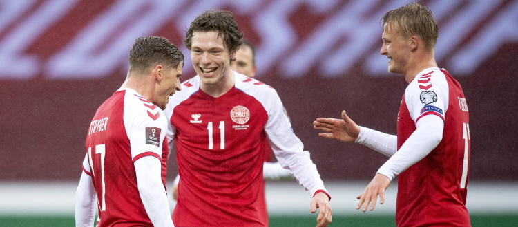 Due assist per Skov Olsen con la Danimarca, Antov titolare contro l'Italia, Soriano ancora in tribuna