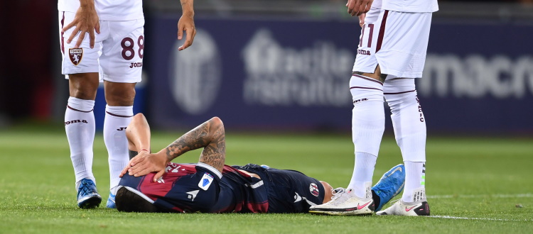 Dominguez, è lesione al collaterale: stop di 30-40 giorni. Fuori 2-3 settimane anche Dijks, Tomiyasu torna con la Fiorentina