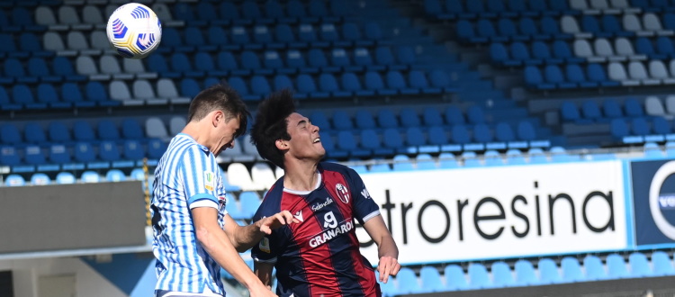 Una magia di Pagliuca salva in extremis il Bologna Primavera, al Mazza il derby con la Spal finisce 2-2