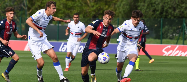 Il BFC Primavera lotta ma esce sconfitto dalla capolista Sampdoria: non basta una gran doppietta di Vergani, 2-3 a Casteldebole