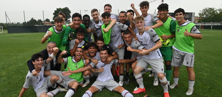 Il Bologna Under 17 tiene vivo il sogno scudetto: Benevento piegato 2-1, è semifinale!