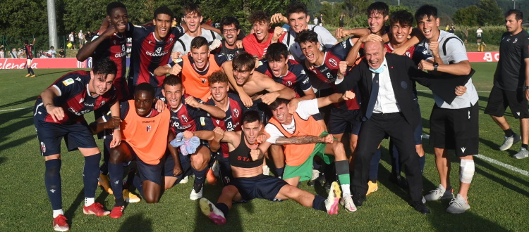 Il Bologna Primavera resta nel massimo campionato: Lazio piegata 2-1 ai supplementari, decisivo Rocchi