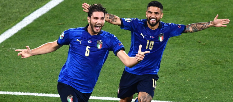 Nuovo show dell'Italia agli Europei, ottavi già in tasca: 3-0 anche alla Svizzera, doppietta di un super Locatelli e sigillo di Immobile