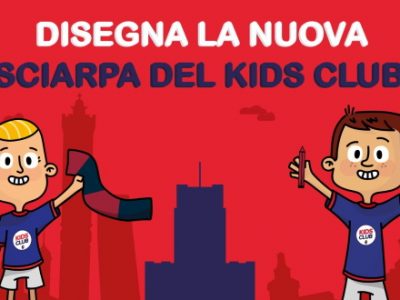 Disegna la nuova sciarpa del Kids Club: info e modalità d'iscrizione