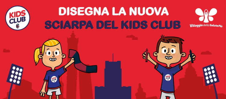 Disegna la nuova sciarpa del Kids Club: info e modalità d'iscrizione