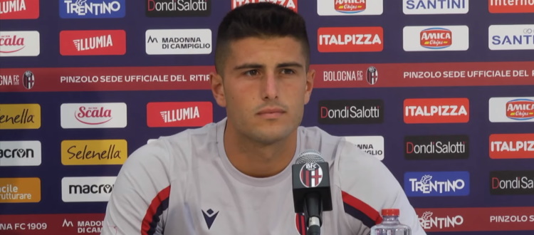 Bonifazi: "Il Bologna un salto di qualità per la mia carriera, bello lavorare con Mihajlovic. Difesa a tre o a quattro non cambia molto, conta l'organizzazione"