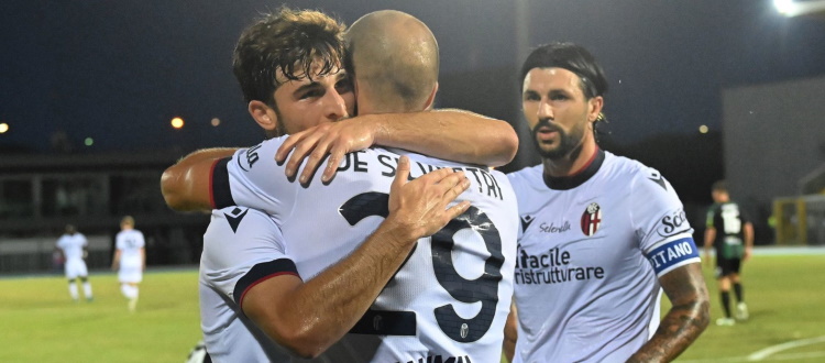 Gol e spettacolo tra Bologna e Pordenone: 4-2 rossoblù con De Silvestri, Dominguez, Vignato e Santander, buon debutto di Arnautovic