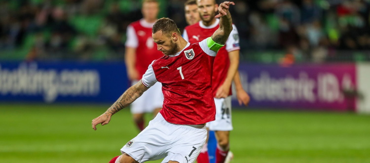 Gol e assist per Arnautovic con la sua Austria, minuti importanti per Skov Olsen, Mbaye e Urbanski