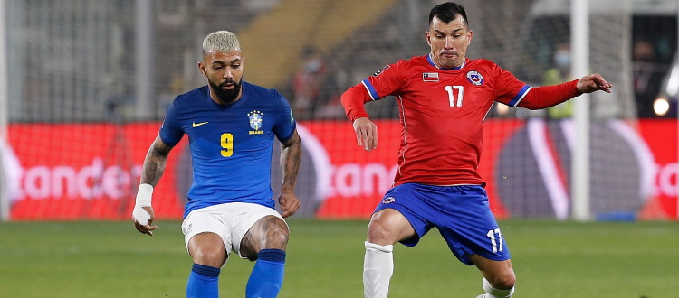 Novanta minuti per Medel in Cile-Brasile 0-1, la Svezia di Svanberg manda k.o. 2-1 la Spagna