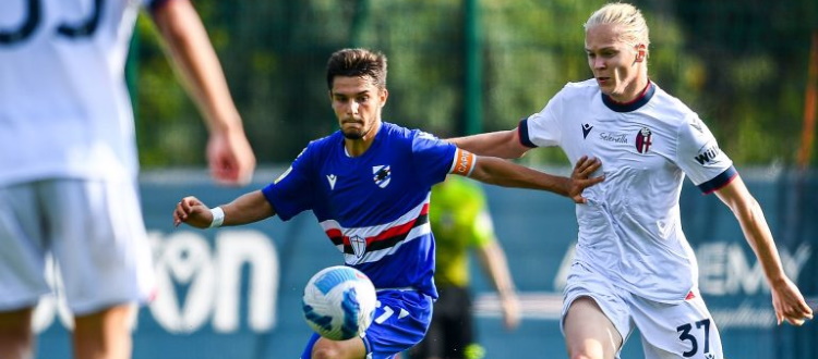 Raimondo fa secca la Sampdoria: 1-0 rossoblù a Bogliasco, primo successo stagionale per il Bologna Primavera