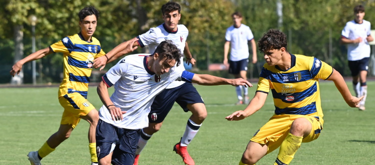 Il Bologna Under 17 piega 2-1 il Parma, l'Under 16 regola 2-0 l'Ascoli, l'Under 14 pareggia 0-0 a Ferrara