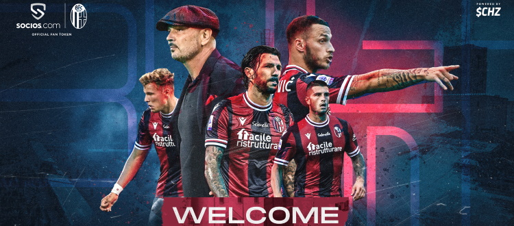 Il Bologna lancia i $BFC Fan Token sull'app Socios.com. Winterling: "Crescita del marchio e nuove opportunità per i nostri tifosi"